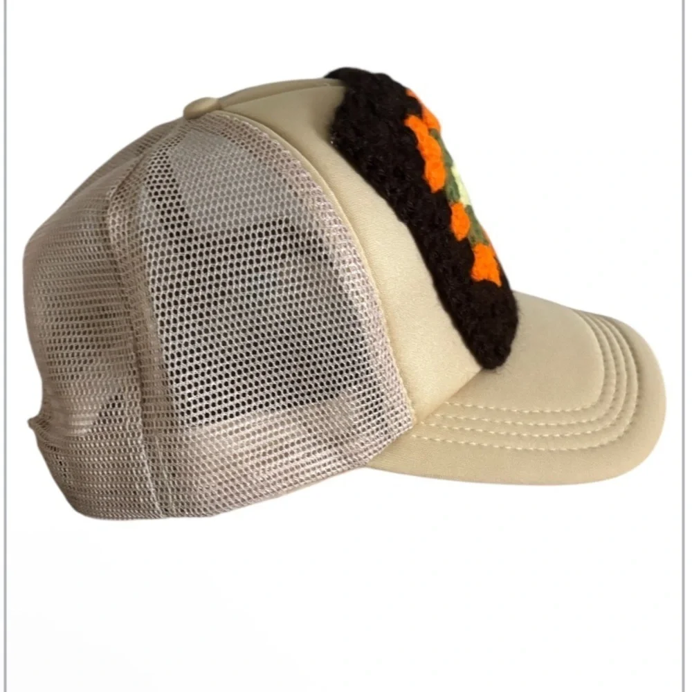 Granny Square Trucker Hat NWT